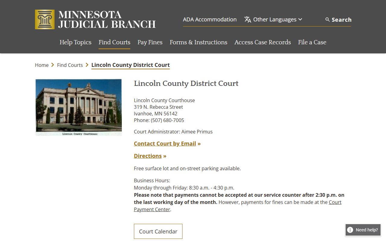 Lincoln County civil court records