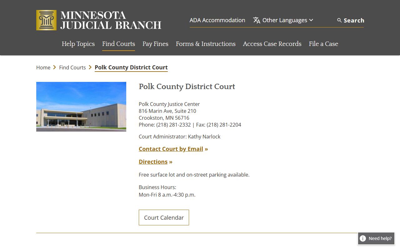 Polk County civil court records